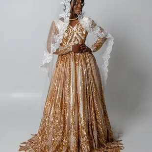Custom designed Bridal Wear by  M.J Queen Beauty &amp; Fashion