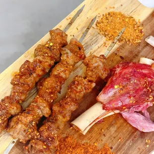 New Zealand Shank And Single Rib Lamb Skewers Combo