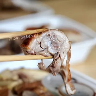 Close-up of roast duck 烧鸭
