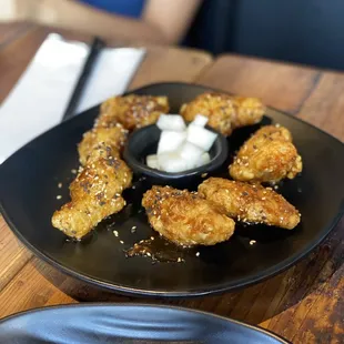 Soy-Garlic KFC Wings