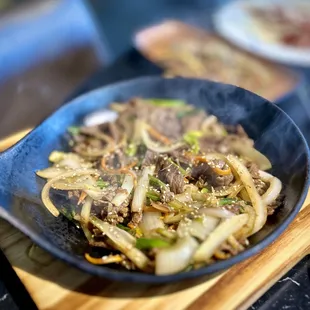 Bulgogi. Quite good.