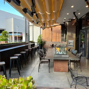 Outside dining