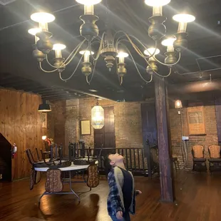 a man standing in the middle of the room