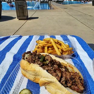 philly cheese steak.