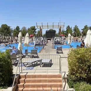 Beautiful day at the pool