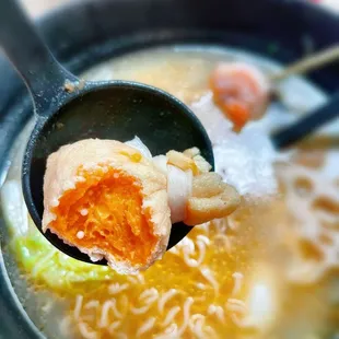 Fish roe inside. Yumm