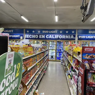 a view of a grocery store