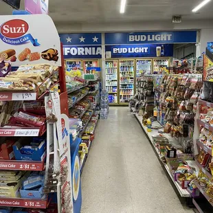 a view of a grocery store