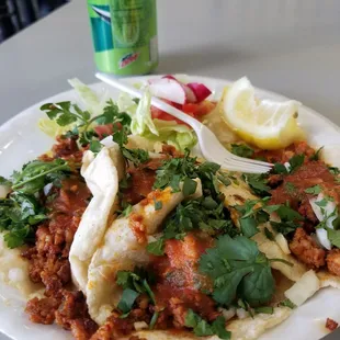 Addicted to the chorizo tacos and mountain dew of course