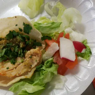 Chicken taco