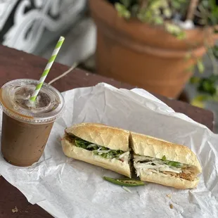 Roasted Chicken Bahn Mi