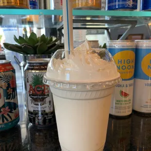 spiked caramel apple milkshake