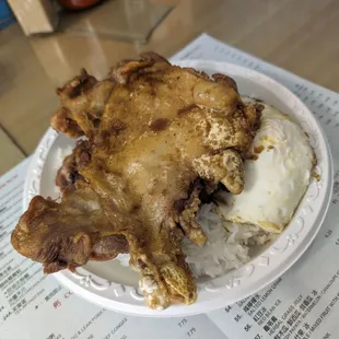 Spam and Egg Over Rice