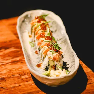 Seared salmon roll IG: michellelieats