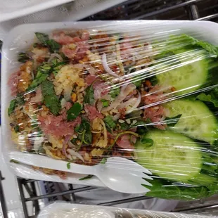My *grab n go * pkg.lunch ~ 7 Feb.2023~