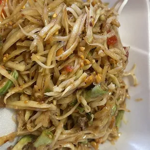 Papaya salad extra spicy