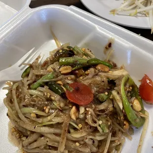 Papaya salad $7.99 08/2022