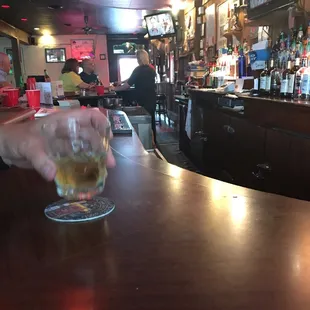 Stopping in for a drink and convo