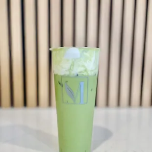 Ceremonial Matcha with Cheese Foam
