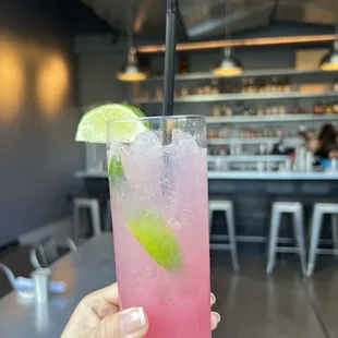 Cherry blossom mocktail