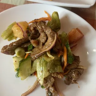 16. Spicy Beef Salad