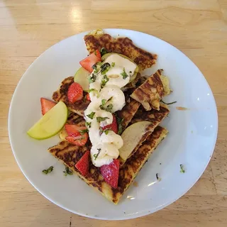 Lemon Ricotta Semolina Pancake