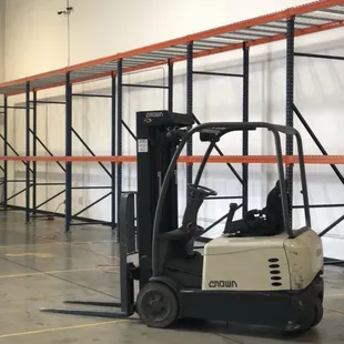 Forklifts and pallet racking layout service, engineering, design and installation. We do it all when it comes to warehouse equipment.