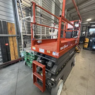 Now offering Scissor Lift Rentals
