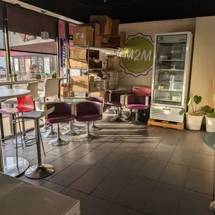 the interior of a restaurant