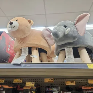 two stuffed animals