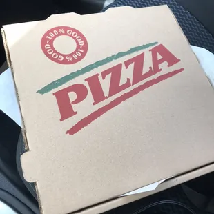 Vegan pizza box