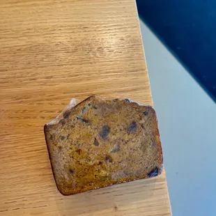 delicious pumpkin bread was 10/10!