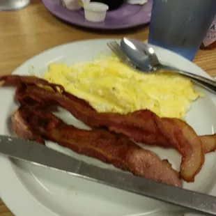 Side of bacon &amp; eggs