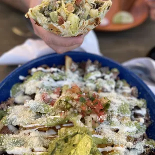 Cali burrito, carne asada fries