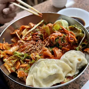 Acorn Mixed Noodles with Mandoo