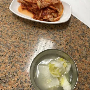Kimchi side dishes