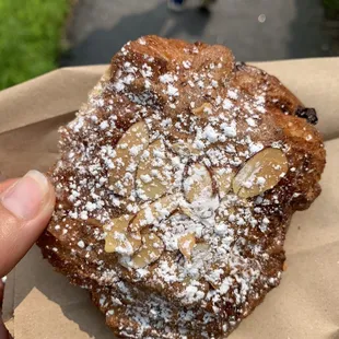 Almond chocolate croissant $4