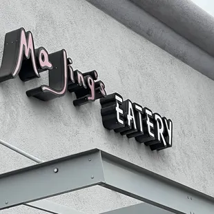 a sign on a building
