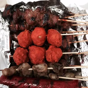 Everything, yummy!!   $1 SPECIAL ONLY FRIDAY SATURDAY and SUNDAY 1-11 (grilled to order)
