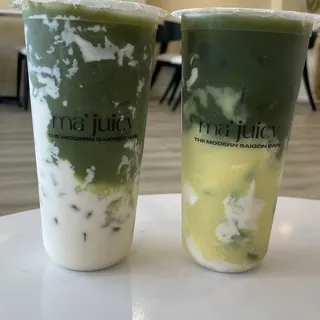 #2 PJ mix Coconut Milk Pandan Jelly Crunchy Boba