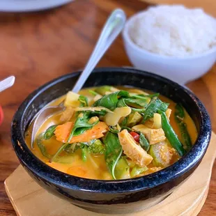 a bowl of soup
