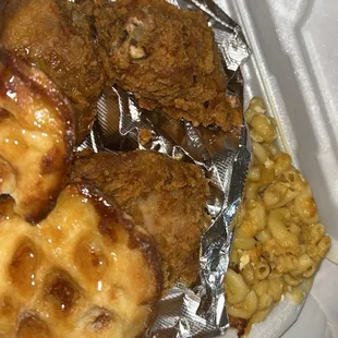 Chicken and Waffles Plate