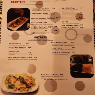 Food menu