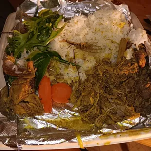 Shredded curry and not in a taco where they do that at