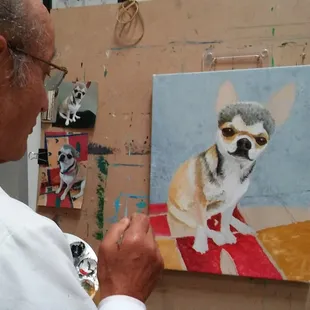 Ongoing oil painting class.