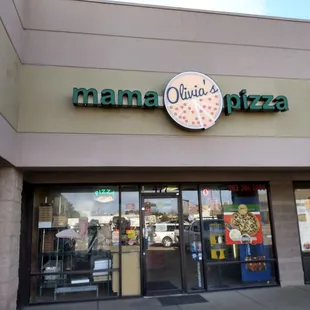 the front of the restaurant