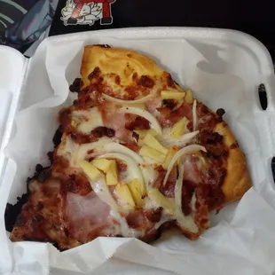 Single slice Hawaiian