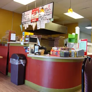 Ordering Counter at Ma Ma Olivia's Pizzeria, Aurora, CO - October 18th 2013 visit.