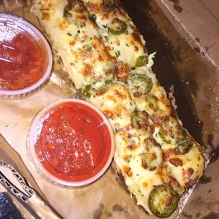 Jalapeño cheesy bread