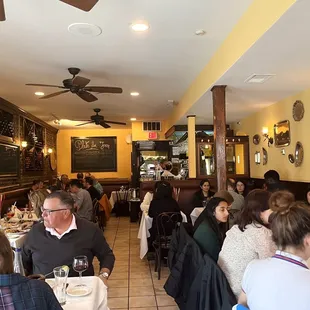 Interior - a packed restaurant